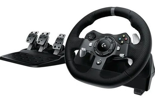 Imagen 4 de 7 de Kit Volante + Pedales G920 Logitech Gamer Xbox One / Pc