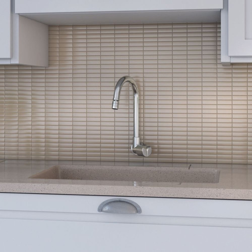 Torneira Para Cozinha De Parede Bica Móvel Com Ch