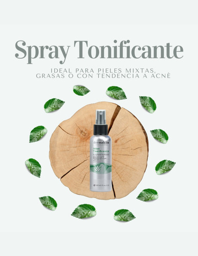 Tónico Facial Con Hialurónico, Agua De Hamamelis Y Aloe Vera Momento De Aplicación Día/noche Tipo De Piel Mixta