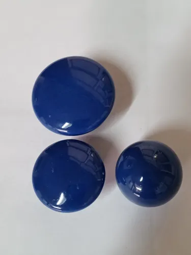 Tiradores De Cerámica Azul