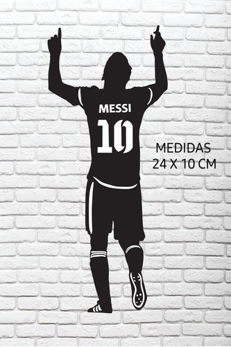 Messi Cuadro 24cm De Alto Decorativo Pared 