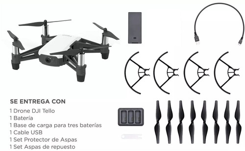 Drone Tello Boost Combo Dj1 Cámara Hd 3 Baterías