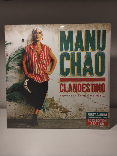 Manu Chao Clandestino Vinilo Nuevo Sellado ( Francia 2013 )