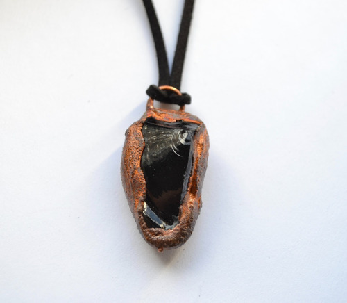 Collar De Obsidiana.piedra De Proteccion Y Equilibrio. 