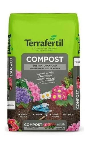 Compost Orgánico X 10 Litros Terrafertil 