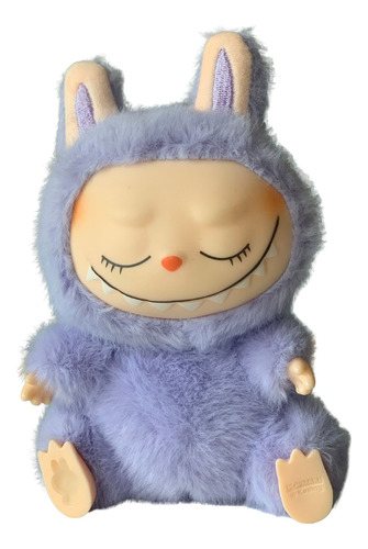 Boneco Lafufu Labubu Macaron Pelúcia The Monsters Pop Lilás