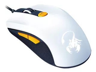 MOUSE GAMER GENIUS SCORPION M8-610 WHITE Y ORANGE