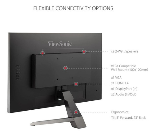 Monitor Gamer Viewsonic Vx2767-mhd 27puLG Full Hd 1080p Led