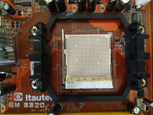 Placa Mãe Itautec Com Defeito! Amd2 Ddr2