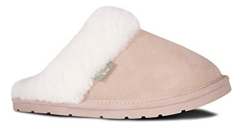 Cloud Nine Sheepskin Womens Slip-on Indoor Scuff Slipper