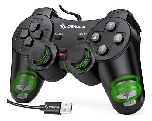 Joystick Mando Pc Usb Gamepad Dehuka Pc Notebook PC Gamer Inalambrico USB Dehuka