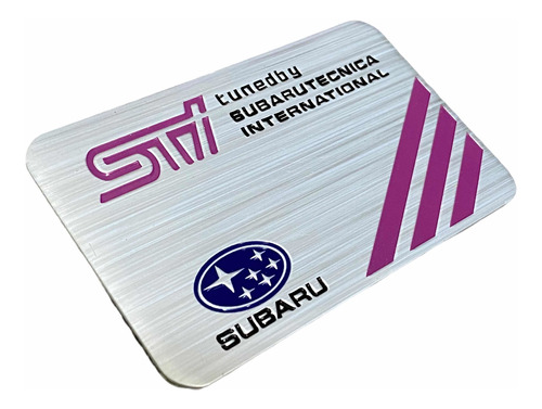 Emblema Tuned By Sti - Subaru Impreza Legacy Outback Wrx