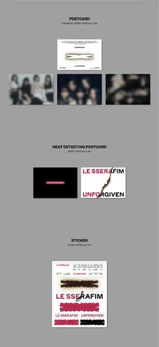 Le Sserafim Unforgiven Álbum 1ª Versão Aleatória Cd K-pop