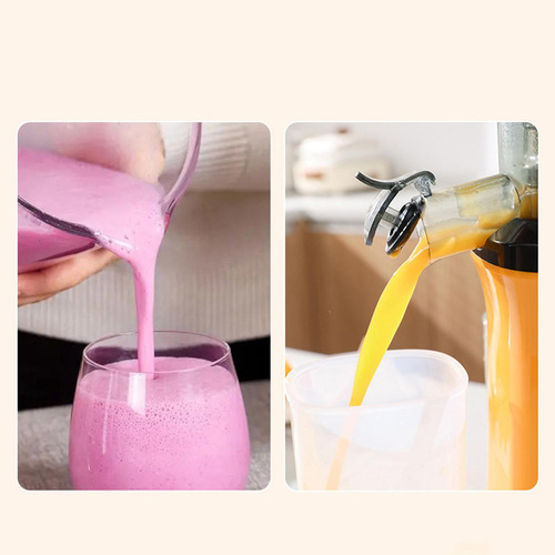 Th Licuadora Portátil De Exprimidor De Masticación Naranja