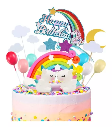 Decoración para tartas de Feliz Cumpleaños, decoración de fiesta temática  de cumpleaños español, letrero de feliz cumpleaños, decoración de fiesta