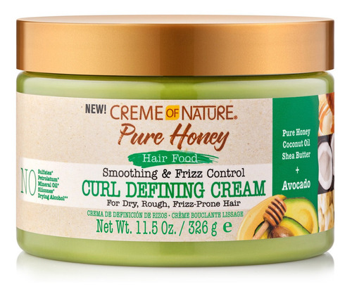 Crema De Peinar Aguacate Creme Of Nature Pure Honey 326ml