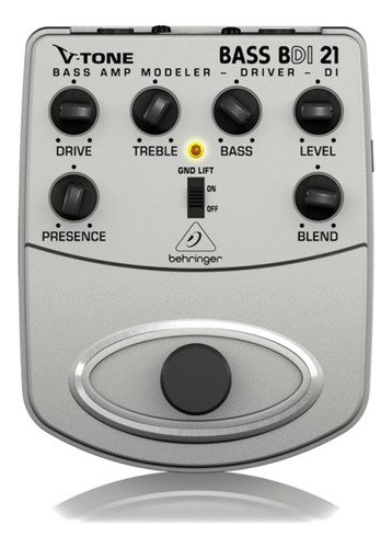 Pedal Behringer Bdi21 V-tone Bass Driver Di Modulador De Amp