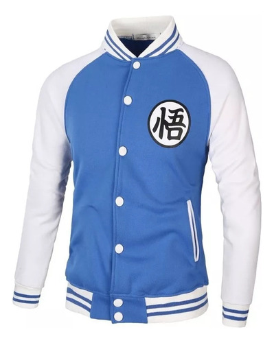 Chamarra De Béisbol Dragon Ball Goku Suéter Manga Raglan [u]