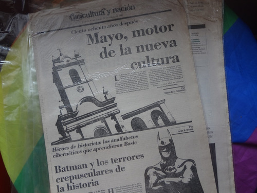 Clarin Cultura 1990 Revolucion De Mayo Batman Bioy Casares