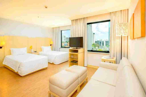 Imagem 1 de 13 de Flat Para Investimento No Pool Proximo Ao Shopping Market Place, Na Região Do Morumbi - Sf35084