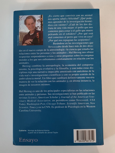 Los Amamos, Los Odiamos Y... Los Comemos, Hal Herzog, W,-2 (Usado)