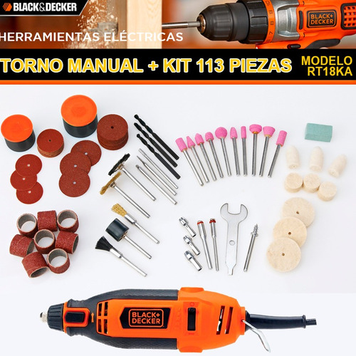 Imagen 9 de 10 de Minitorno Black+Decker RT18KA 120W 220V