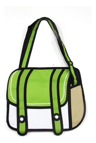 Morral  Midosuji  Fight For Your Right Color Verde-blanco