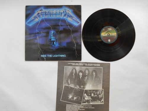 Lp Vinilo Metallica Ride The Lightning Edicio Venezuela 1991