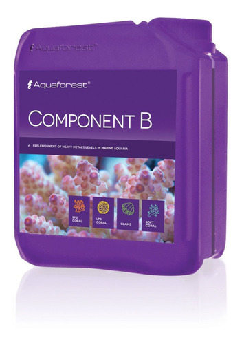 Micro Elementos Aquaforest Component B 2l Realça Cor