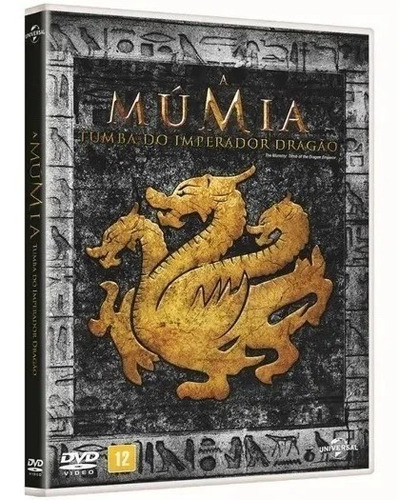 Dvd A Múmia - Tumba Do Imperador Dragão - Original Lacrado