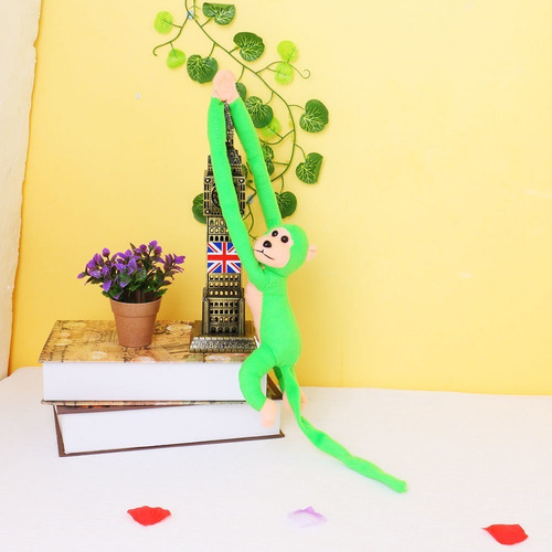 (1) Mono De Peluche Largo Con Brazo De Café