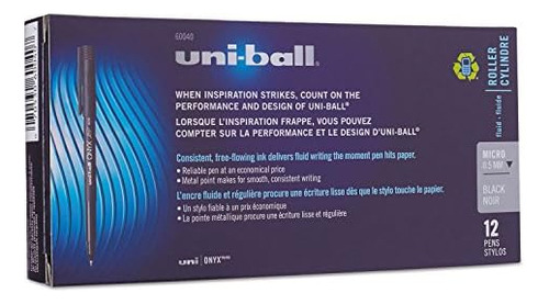 Uni-ball Onyx Roller Ball Stick Lápiz A Base De Tinte Tinta