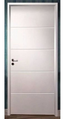 Imagen 2 de 8 de Puerta Placa Gromanti 2006 Mdf 90/10 Marco Chapa 18 Pesado