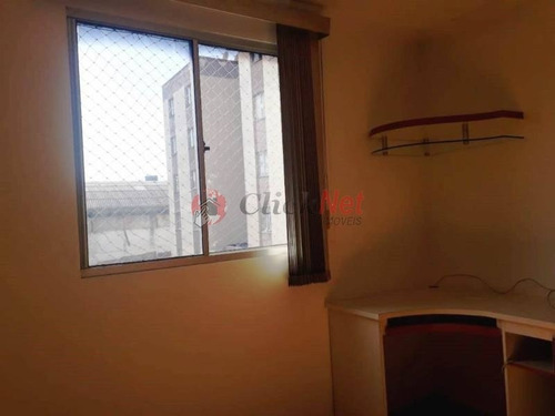 Apartamento Semi-mobiliado À Venda No Bairro Alves Dias Em São Bernardo - 6388