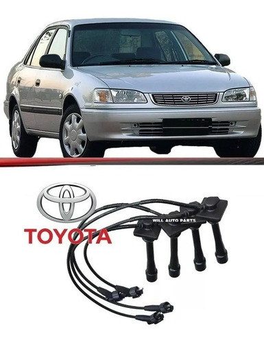 Kit Cables De Bujía Toyota Corolla 1.6 1.8 16v 1992 Al 2002