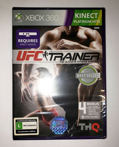 Jogo Ufc Trainer Xbox 360 Kinect - Lacrado