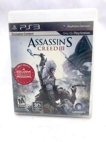 Assassin's Creed Iii Ps3 Físico Original