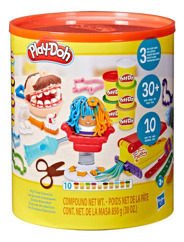 Play Doh: Set De Juego Grandes Clasicos Color Amarillo