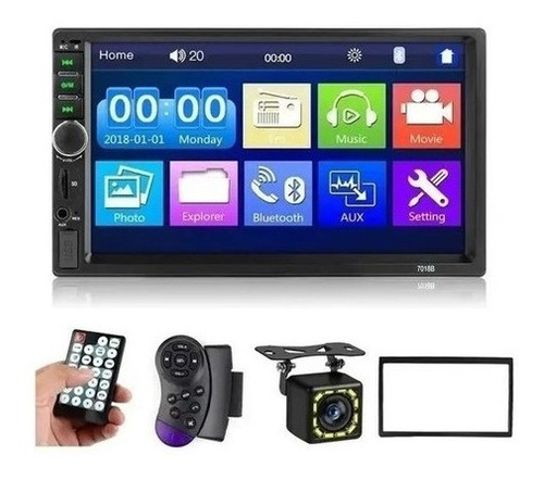 Pantalla Táctil 7 En Con Camara De Reversa Para Auto Estéreo