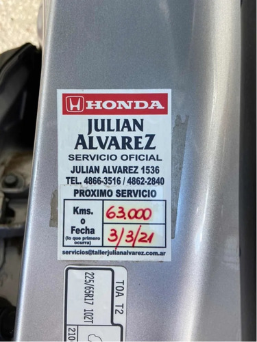 Honda Crv 2.4 Ex L 4wd 185cv At 2014 Unica