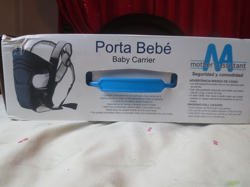 Imagen 5 de 5 de Porta Bebe Baby Carrier Mothers Assistant Nuevo Mod 28