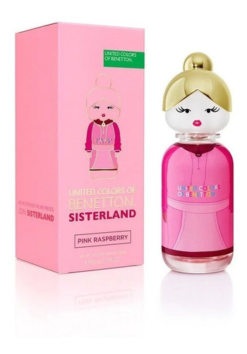 United Colors Of Sisterland Eau Toilette Pink Raspberr  80ml