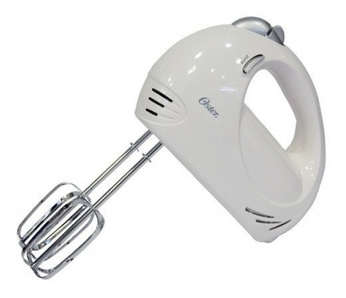 Imagen 2 de 3 de Batidora De Mano Oster Blanca De 5 Velocidades Tienda Física