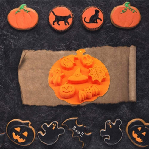 X2 Moldes Halloween Moldes Silicona Halloween De Calabaza 7 | Cuotas sin interés X2 Moldes Halloween Moldes Silicona Halloween De Calabaza 7 | Cuotas sin interés