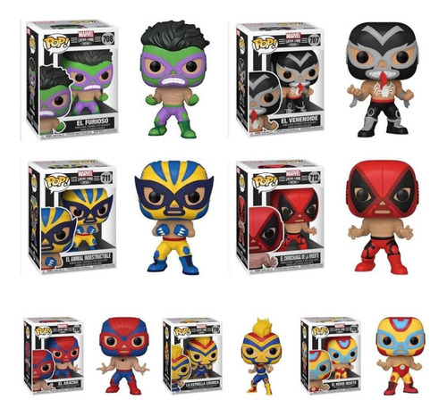 Marvel Lucha Set Funko Pop