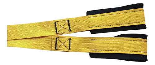 2 Accesorio De Cable De Cuerda Para Tríceps, Pulls Amarillo