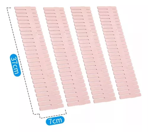 Organizador Rejilla Divisores Cajones Adaptables X8 = 47x7cm