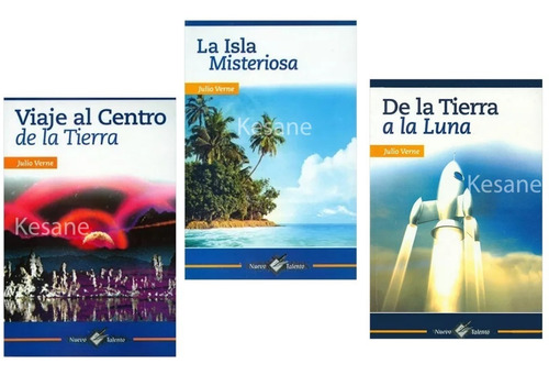 Julio Verne Paquete 3 Libros Colección Clásicos Epoca Paq. 3