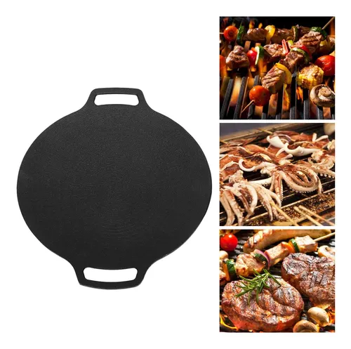 Parrilla Coreana Grande Y Redonda Para Barbacoa, Antiadheren