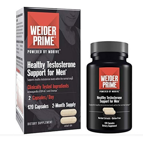 Suplemento Weider Prime Saludable De Testosterona Para Hombr